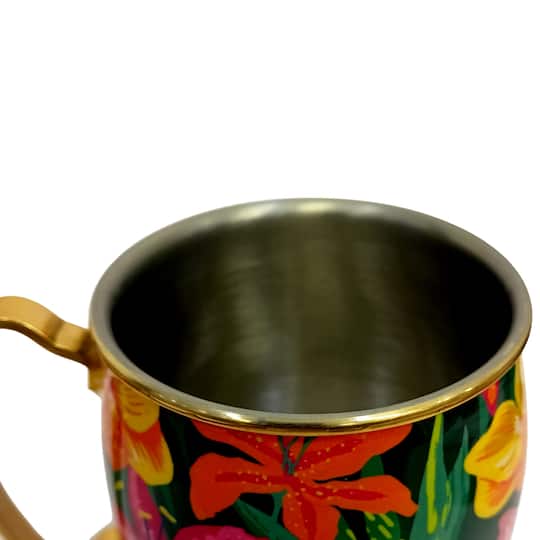 16oz. Floral Metal Mug by Ashland®